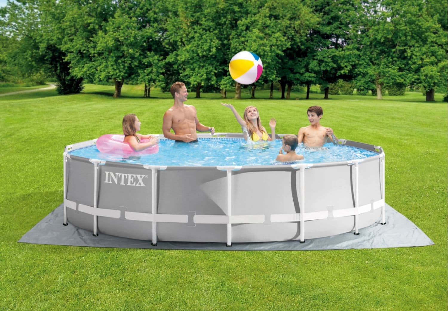 Pileta estructural Prism Frame Premium 427 x 107 cm