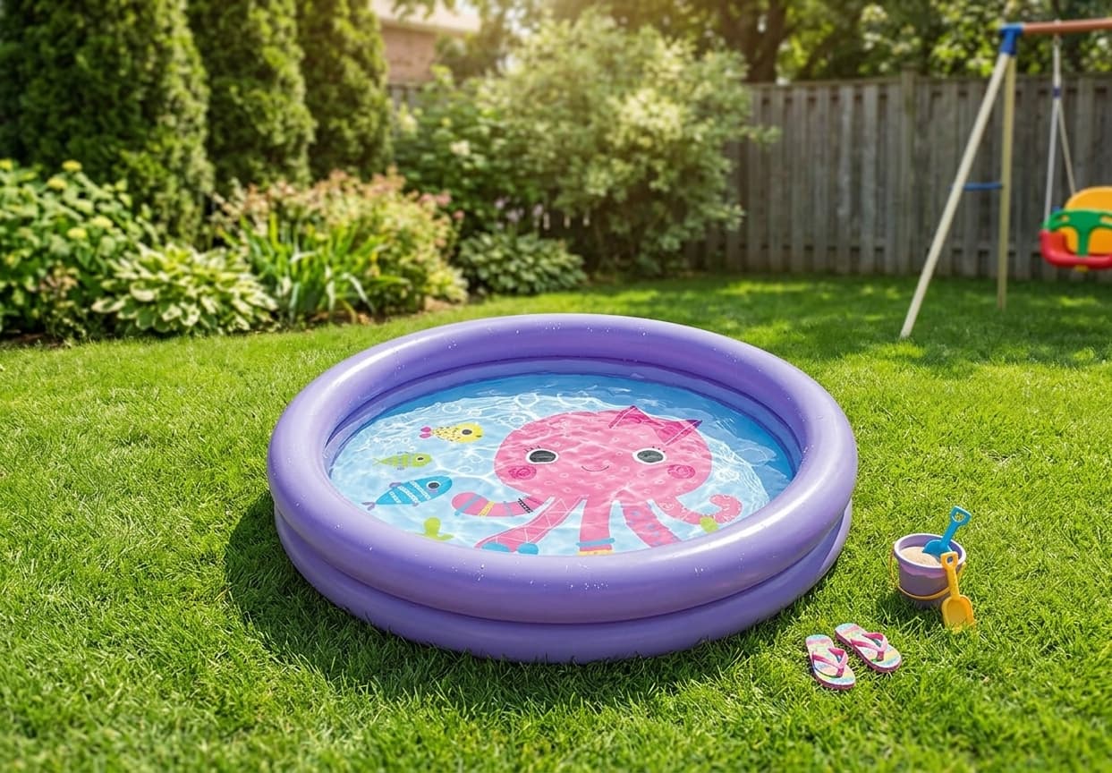 Pileta Infantil Pulpo 17 Lt 61 x 15 cm